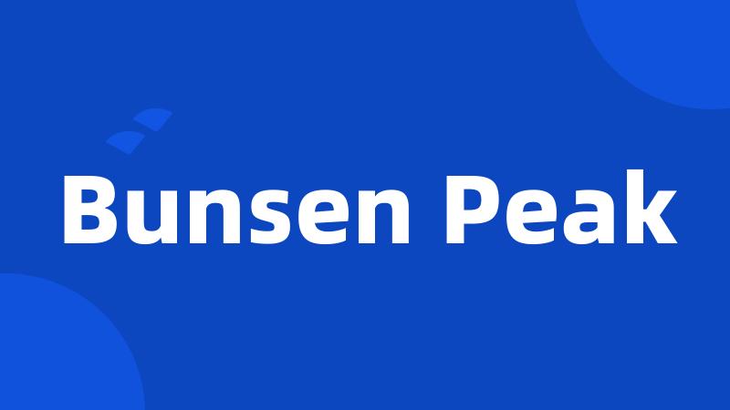 Bunsen Peak