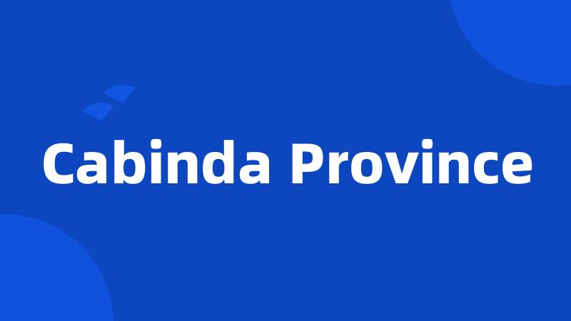 Cabinda Province