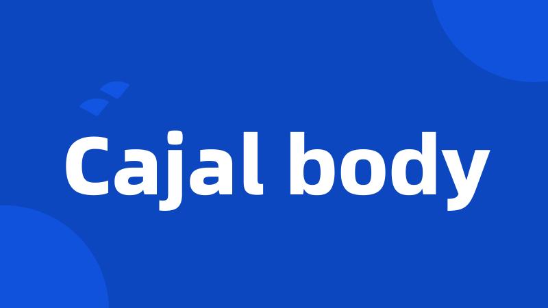 Cajal body
