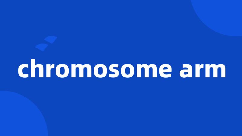 chromosome arm