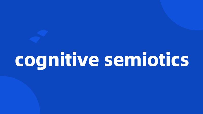 cognitive semiotics