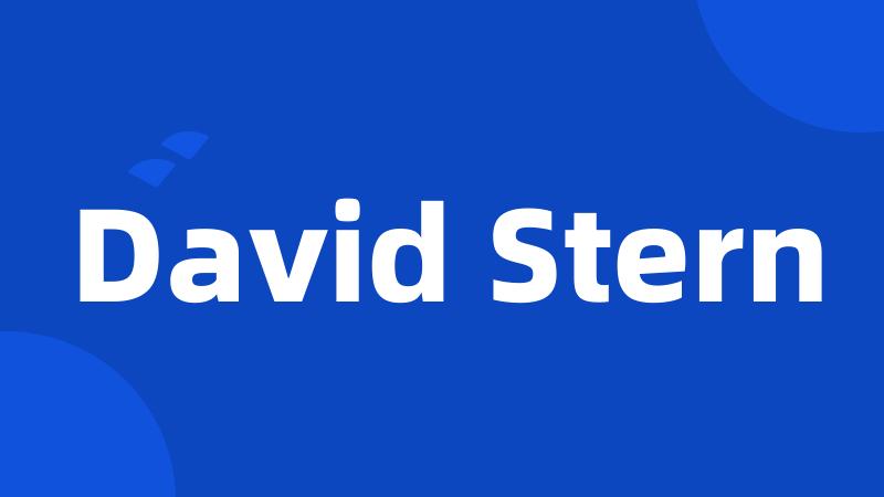 David Stern