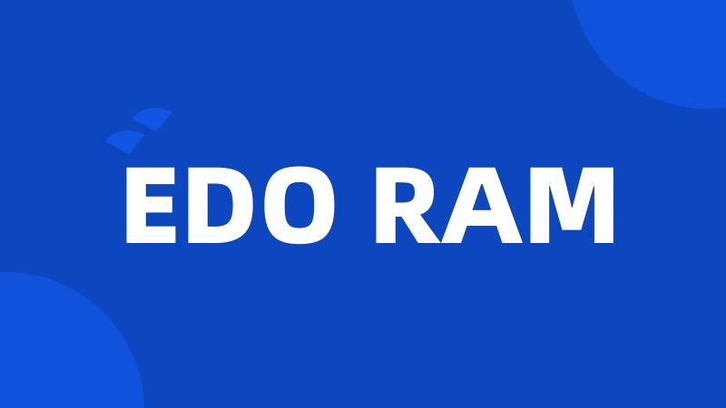 EDO RAM