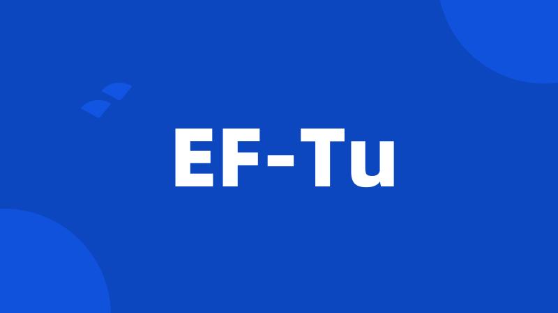 EF-Tu
