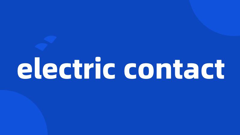 electric contact