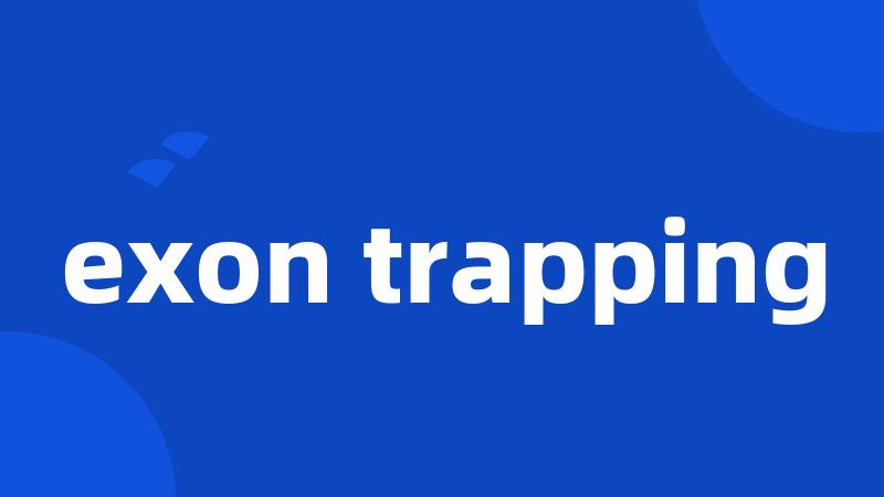 exon trapping