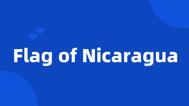 Flag of Nicaragua