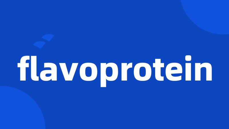 flavoprotein