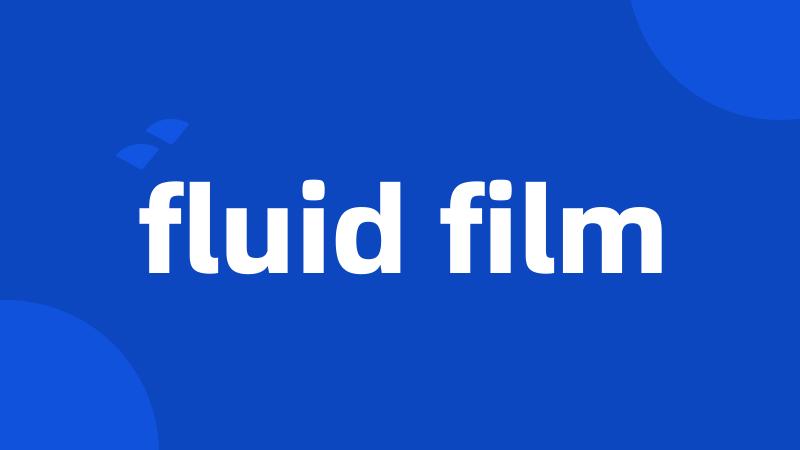 fluid film