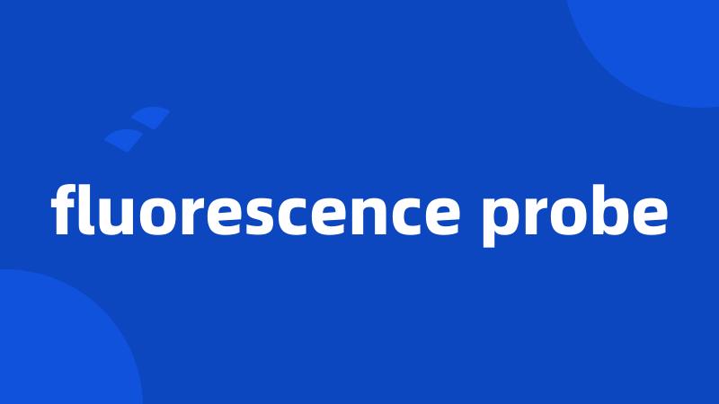 fluorescence probe