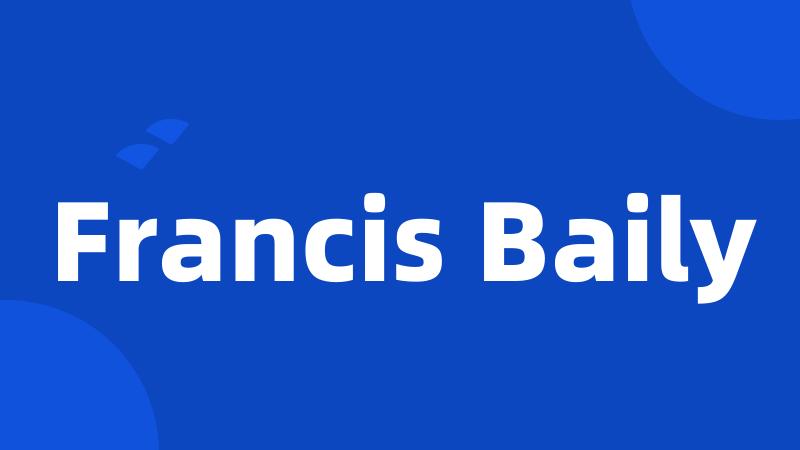 Francis Baily
