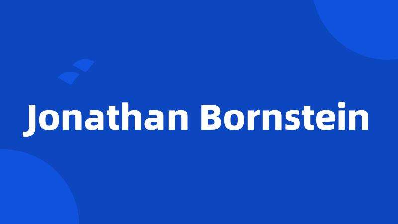 Jonathan Bornstein