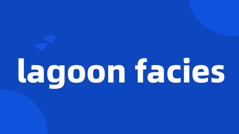 lagoon facies