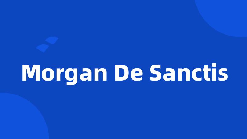 Morgan De Sanctis