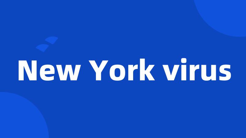 New York virus