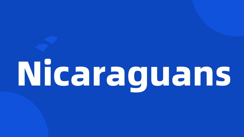 Nicaraguans