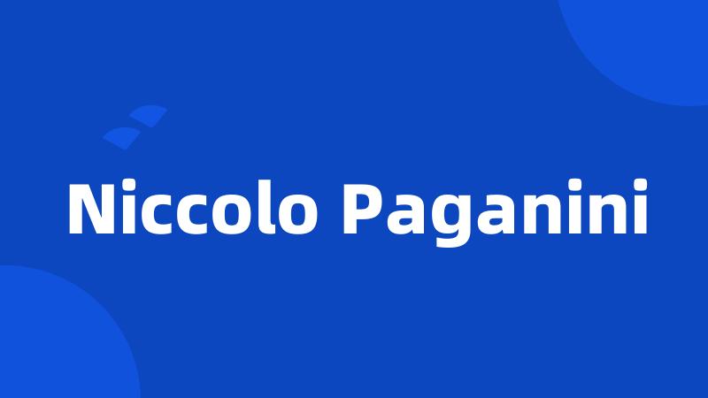 Niccolo Paganini