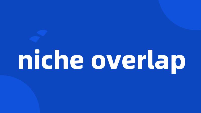 niche overlap