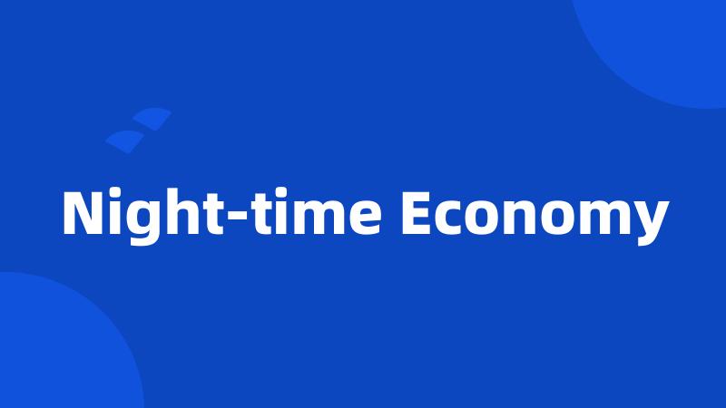 Night-time Economy