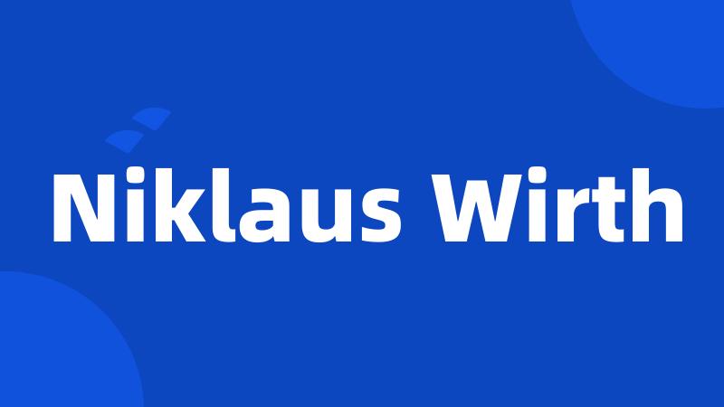 Niklaus Wirth