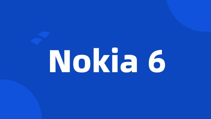 Nokia 6