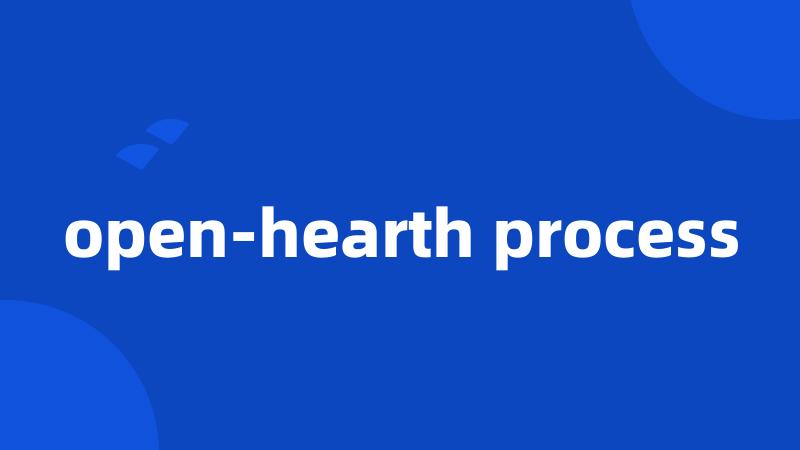open-hearth process