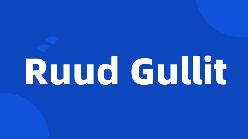 Ruud Gullit