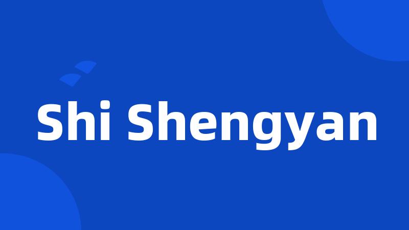 Shi Shengyan