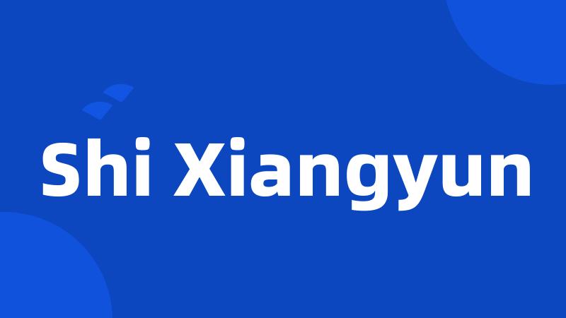Shi Xiangyun