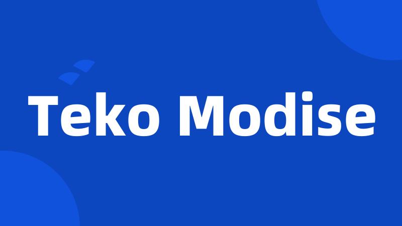Teko Modise