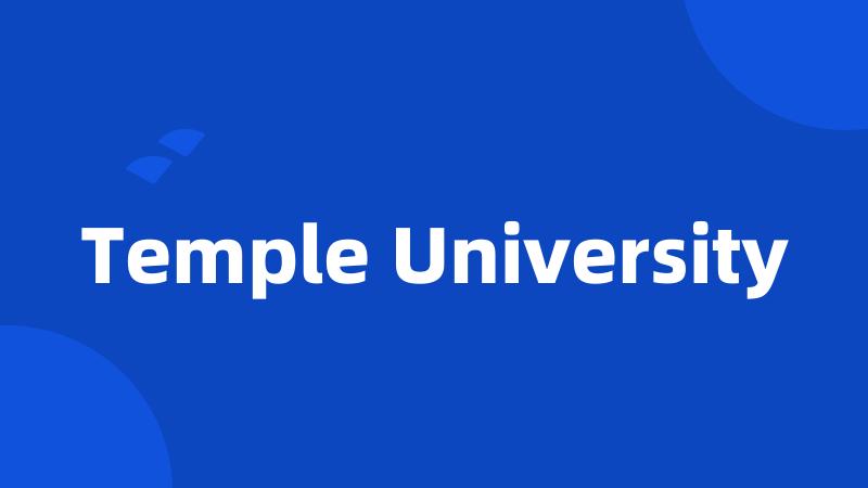 Temple University