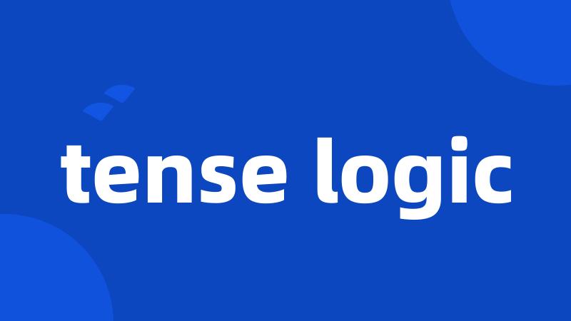 tense logic