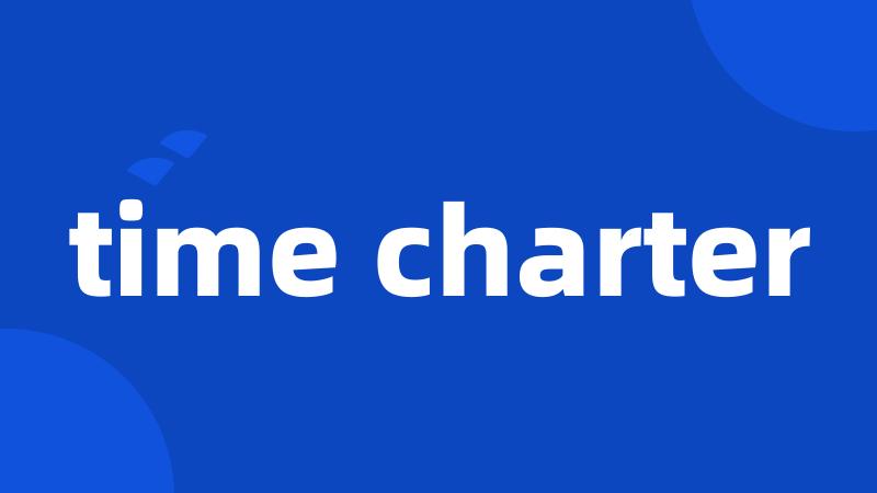 time charter