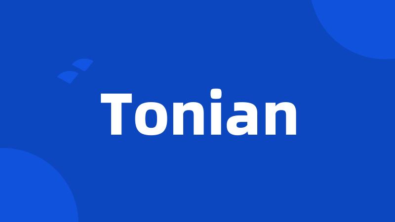 Tonian