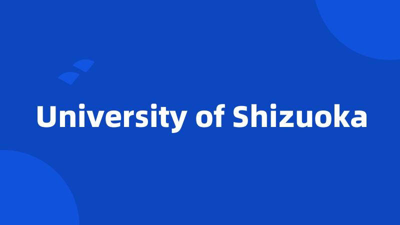 University of Shizuoka