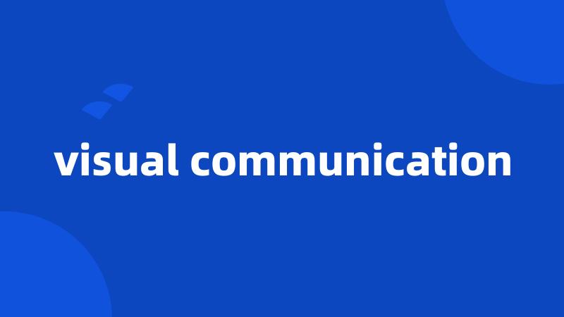 visual communication
