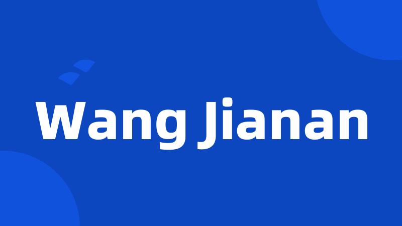 Wang Jianan