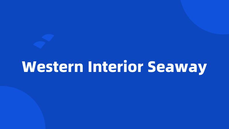 Western Interior Seaway