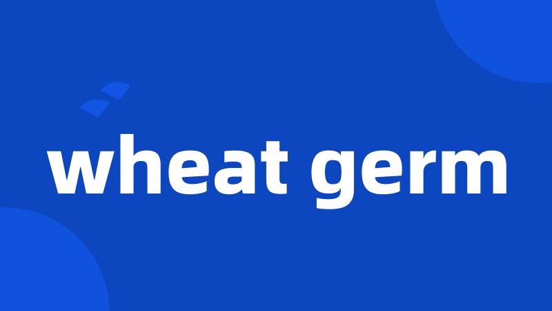 wheat germ