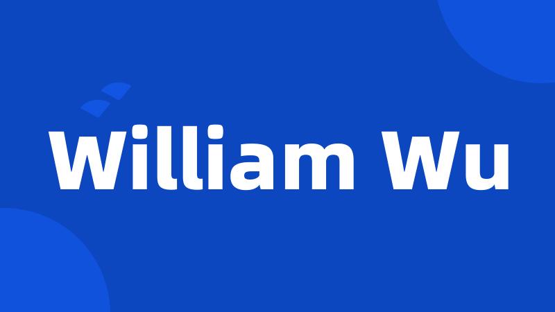 William Wu