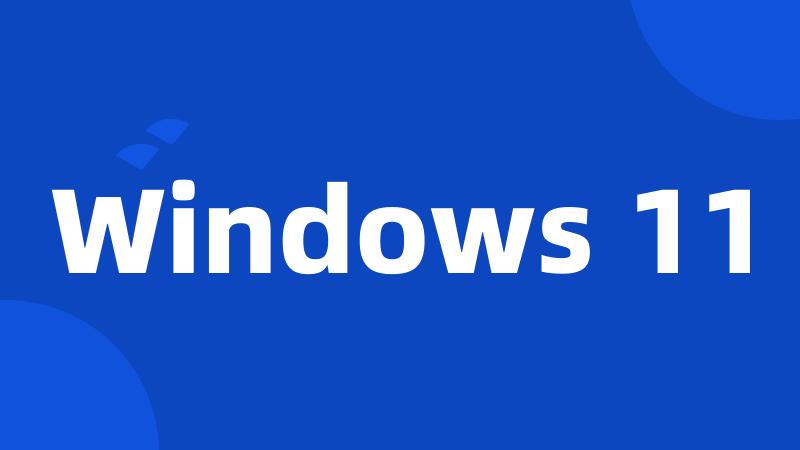 Windows 11