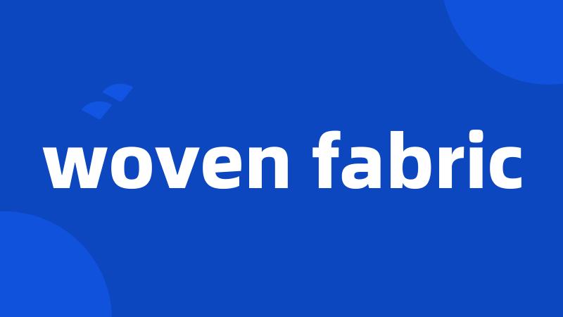 woven fabric