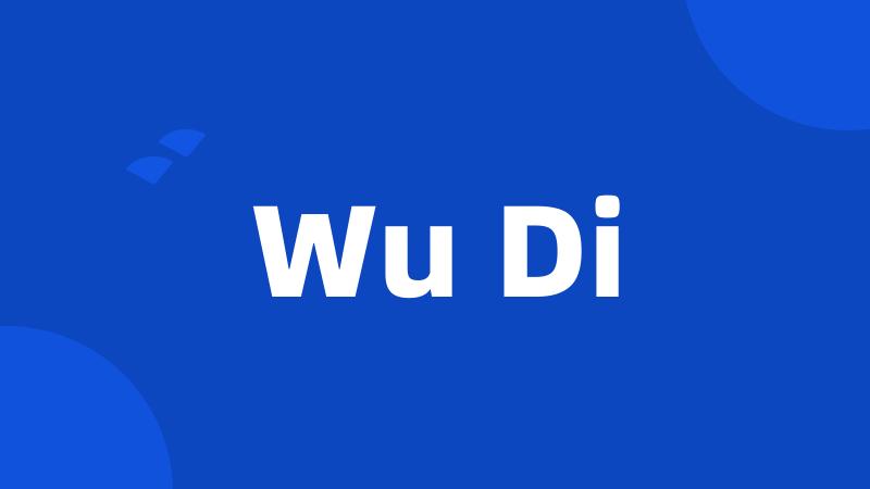 Wu Di