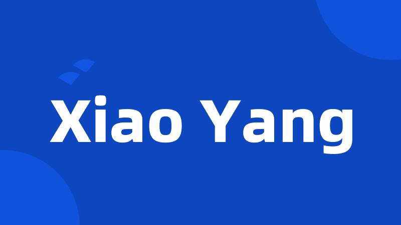 Xiao Yang