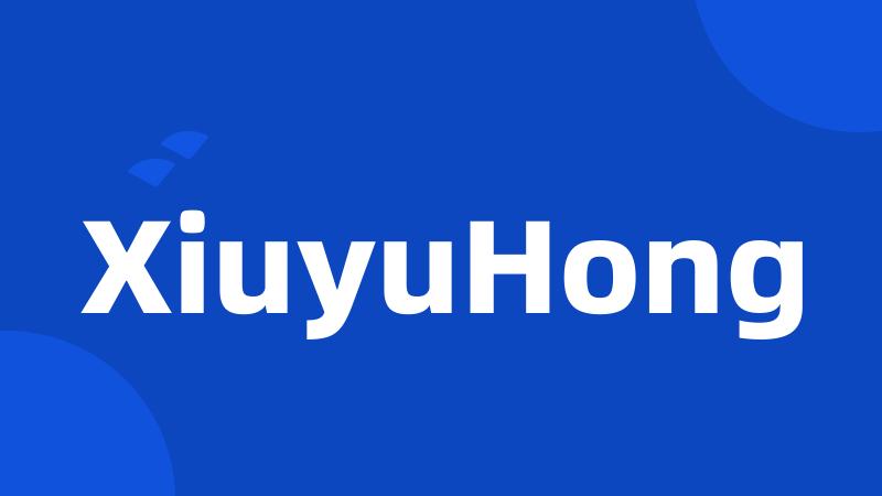 XiuyuHong
