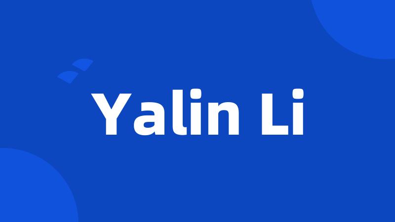 Yalin Li