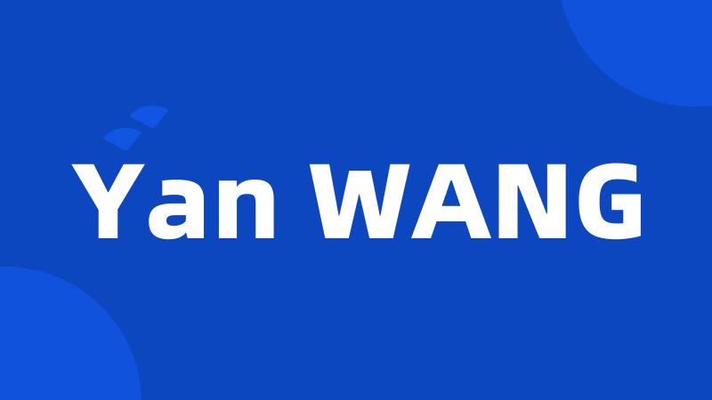 Yan WANG