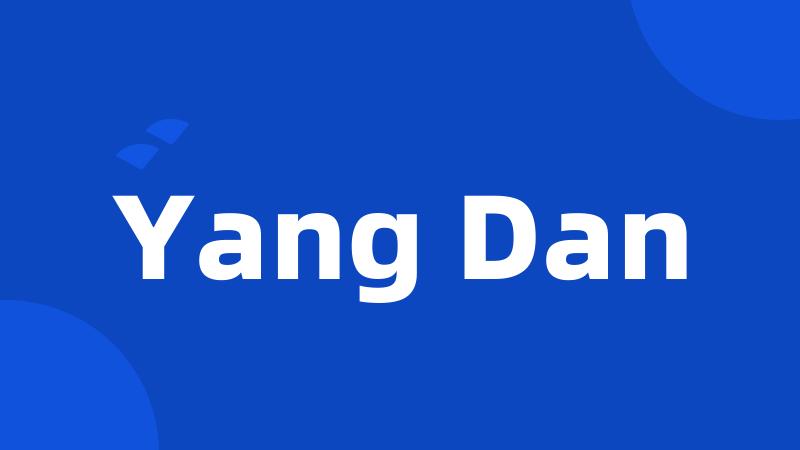 Yang Dan