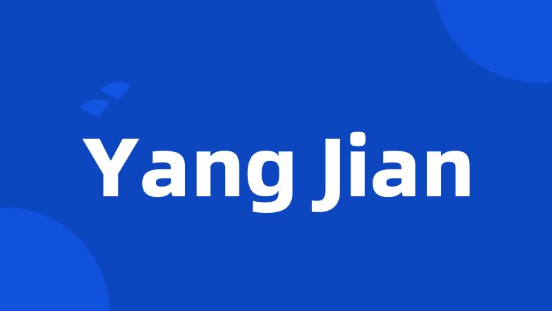 Yang Jian