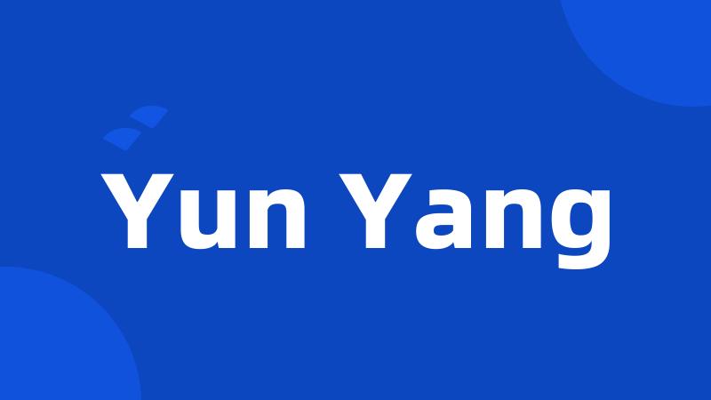 Yun Yang